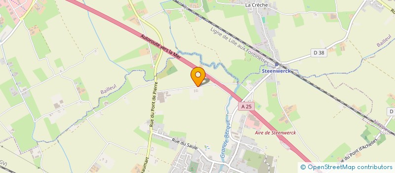 localisation de l'entreprise VB FINANCES  STEENWERCK