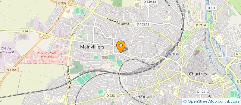 localisation de l'entreprise VB HARMONY à MAINVILLIERS