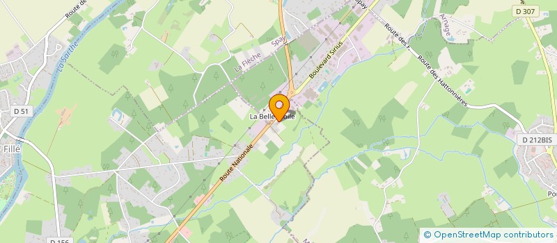 localisation de l'entreprise VB HOME  GUECELARD