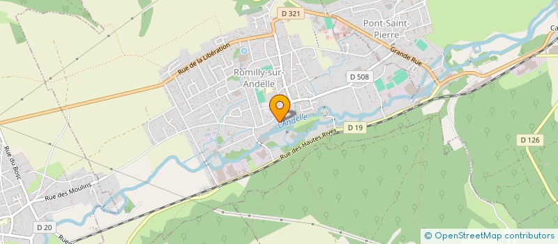 localisation de l'entreprise VB IMMO  ROMILLY-SUR-ANDELLE