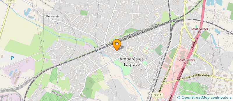 localisation de l'entreprise VB IMMO  AMBARES-ET-LAGRAVE