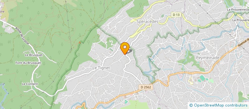 localisation de l'entreprise VB IMMO  LE TIGNET