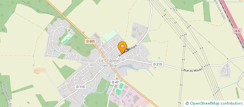 localisation de l'entreprise VB IMMO  LE CHATELET-EN-BRIE