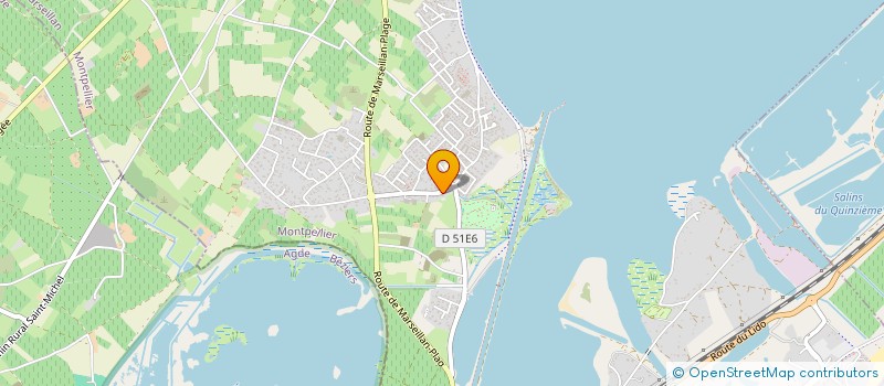 localisation de l'entreprise VB IMMOBILIER à MARSEILLAN