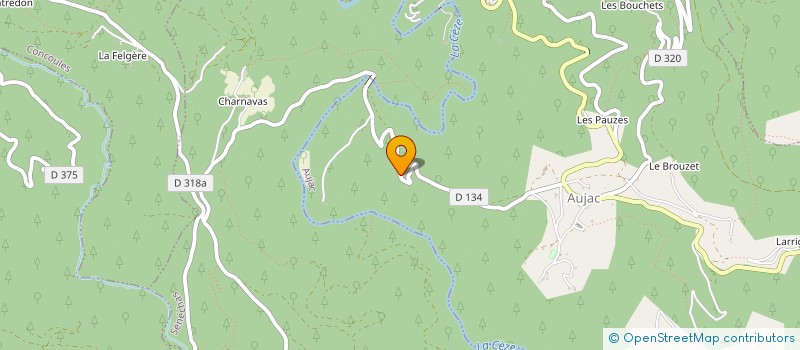 localisation de l'entreprise VB IMMOBILIER  AUJAC