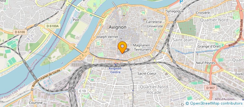 localisation de l'entreprise VB IMMOBILIER  AVIGNON