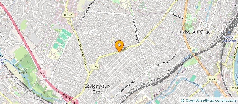 localisation de l'entreprise VB IMMOBILIER SAVIGNY à SAVIGNY-SUR-ORGE