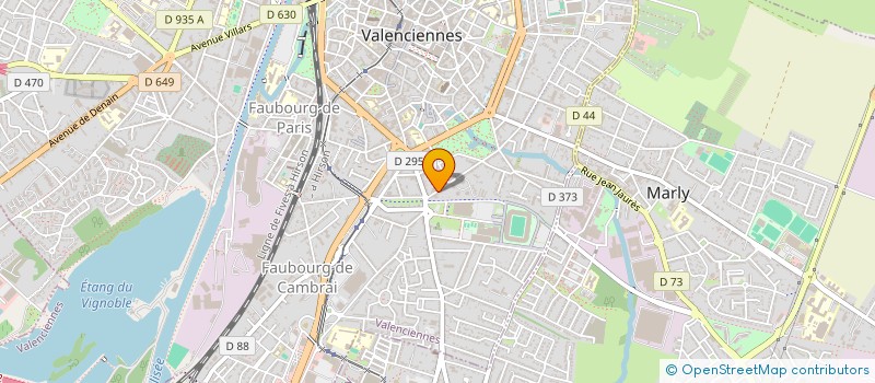 localisation de l'entreprise VB INGENIERIE  VALENCIENNES