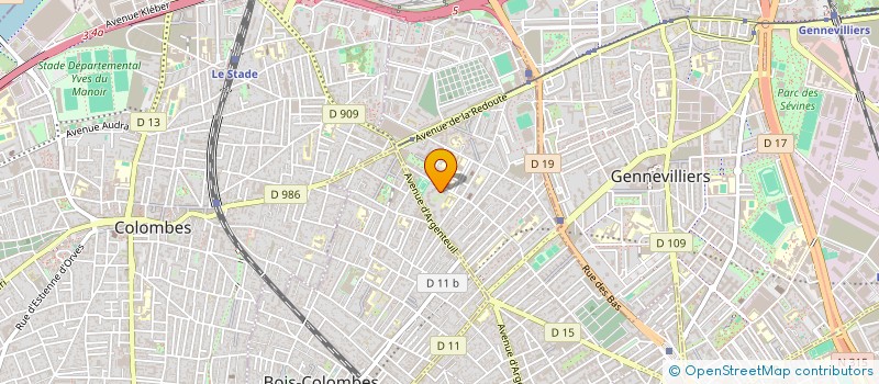 localisation de l'entreprise VB INTERNATIONAL  ASNIERES-SUR-SEINE