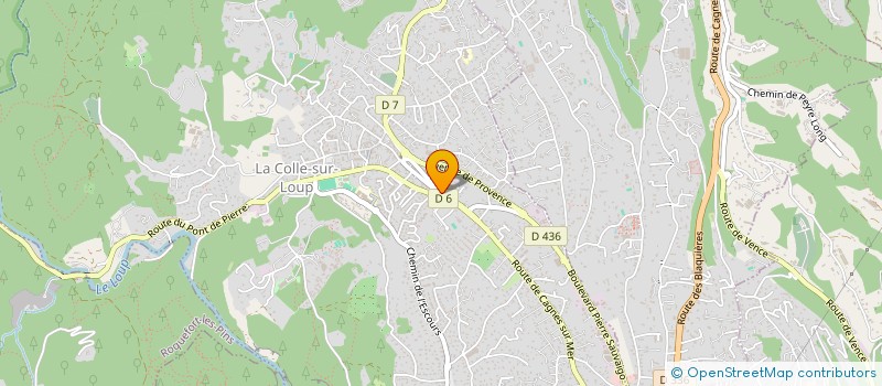 localisation de l'entreprise VB INVEST 06  LA COLLE-SUR-LOUP