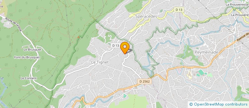 localisation de l'entreprise VB INVEST à LE TIGNET