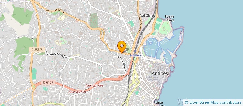 localisation de l'entreprise VB LIMOSERVICE à ANTIBES