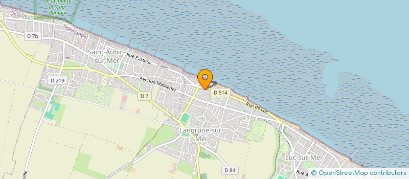 localisation de l'entreprise VB @LUMINIUM  LANGRUNE-SUR-MER