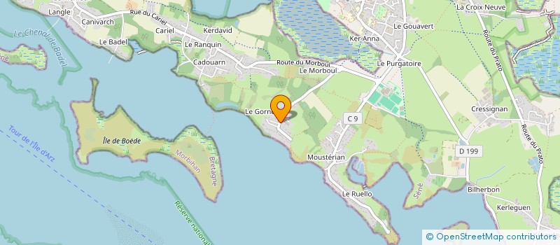 localisation de l'entreprise VB MAHE INVEST à SENE