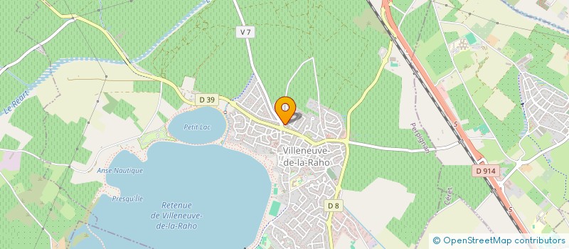 localisation de l'entreprise VB MAISONS  VILLENEUVE-DE-LA-RAHO