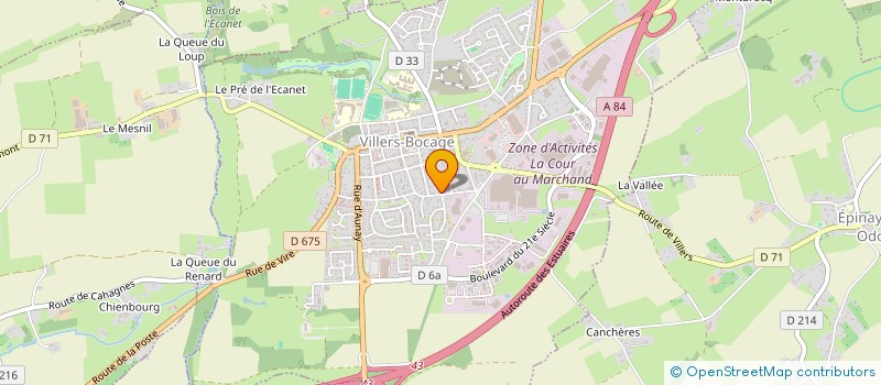 localisation de l'entreprise VB MATERIAUX  VILLERS-BOCAGE