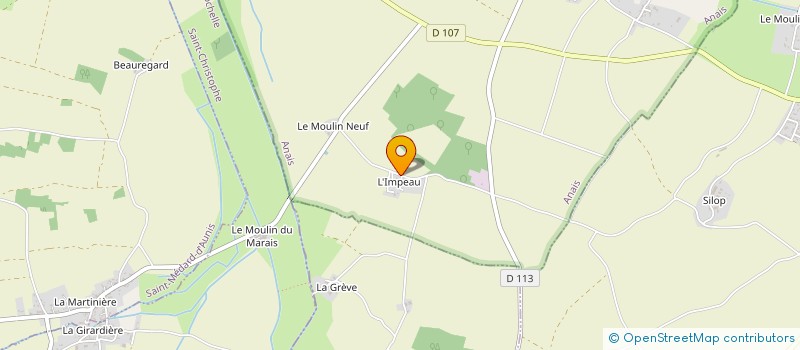 localisation de l'entreprise VB MENUISERIE à ANAIS