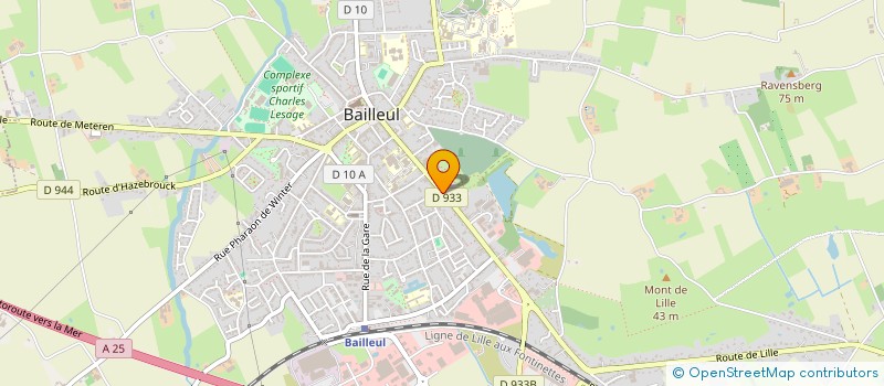 localisation de l'entreprise VB MOTORS à BAILLEUL