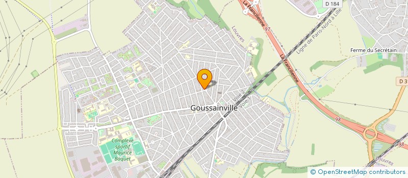 localisation de l'entreprise VB NOTAIRES  GOUSSAINVILLE
