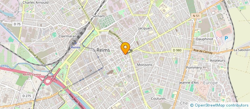 localisation de l'entreprise VB&OM  REIMS