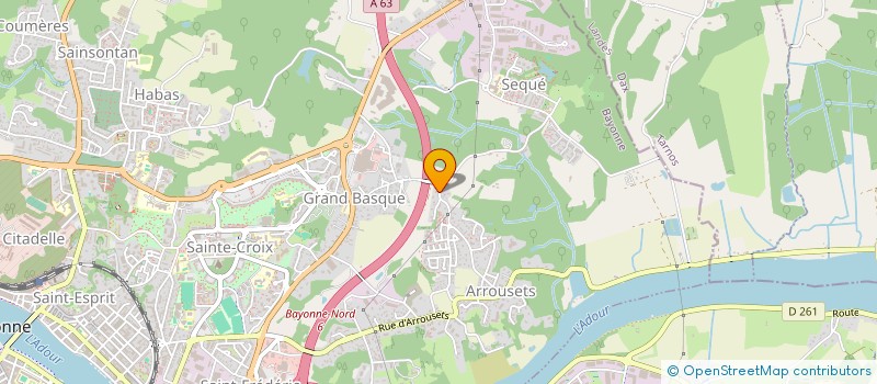 localisation de l'entreprise VB PAC à BAYONNE