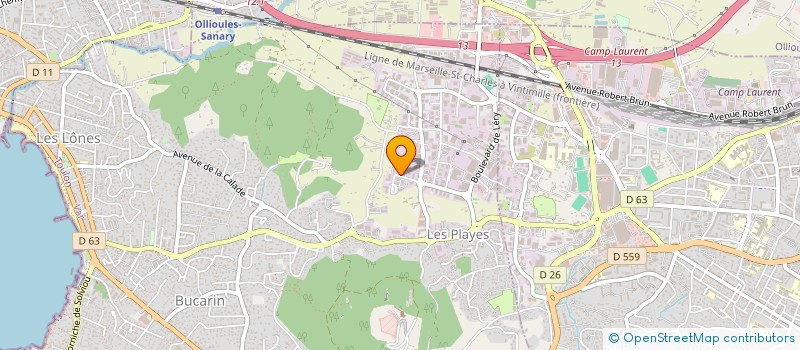 localisation de l'entreprise VB PARTICIPATIONS à SIX FOURS LES PLAGES