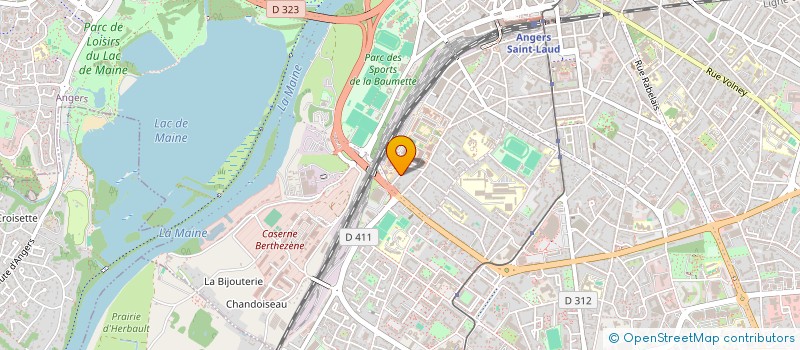 localisation de l'entreprise VB PARTICIPATIONS à ANGERS