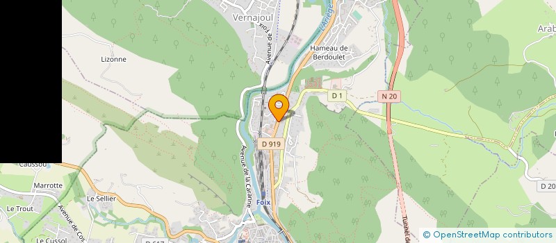 localisation de l'entreprise VB PHARMA à FOIX