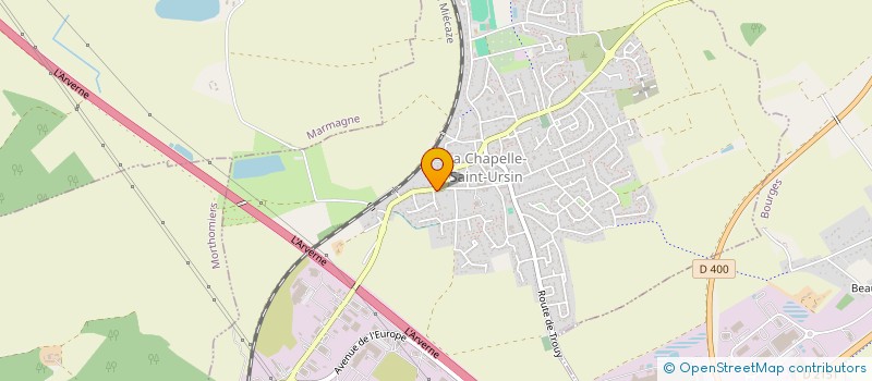 localisation de l'entreprise VB PROPERTIES  LA CHAPELLE-SAINT-URSIN