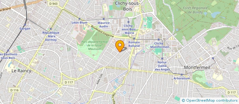 localisation de l'entreprise VB PROPRE à CLICHY-SOUS-BOIS