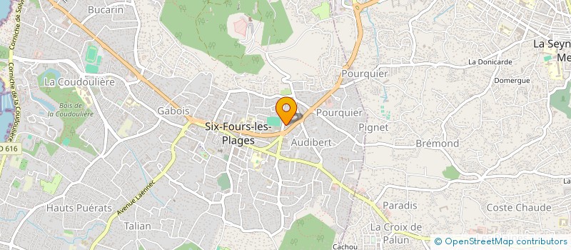 localisation de l'entreprise VB RENOVATION à SIX-FOURS-LES-PLAGES