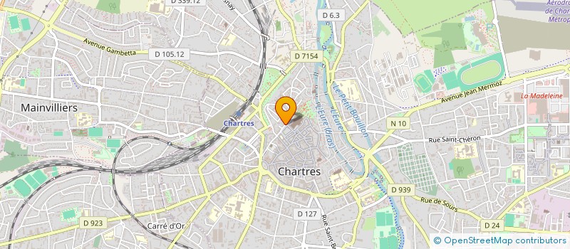 localisation de l'entreprise VB RESTAURATION à CHARTRES