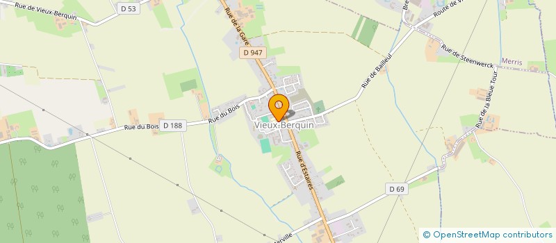 localisation de l'entreprise VB'RYTHM  VIEUX-BERQUIN