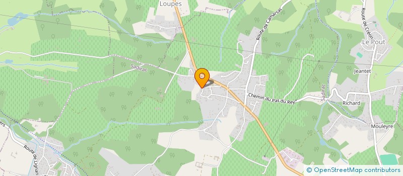 localisation de l'entreprise VB SAINT EXUPERY  SADIRAC