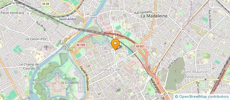 localisation de l'entreprise VB SOCIETE à LILLE