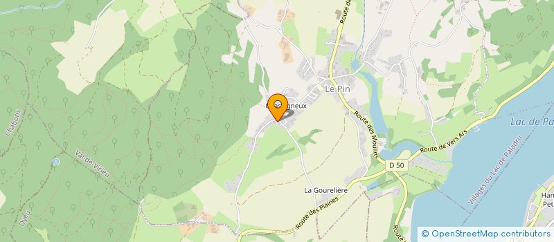 localisation de l'entreprise VB THERAPIES  VILLAGES DU LAC DE PALADRU