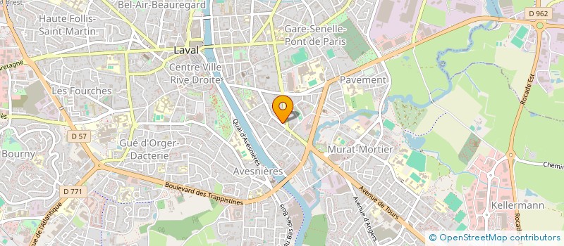 localisation de l'entreprise VB - TRADE à LAVAL