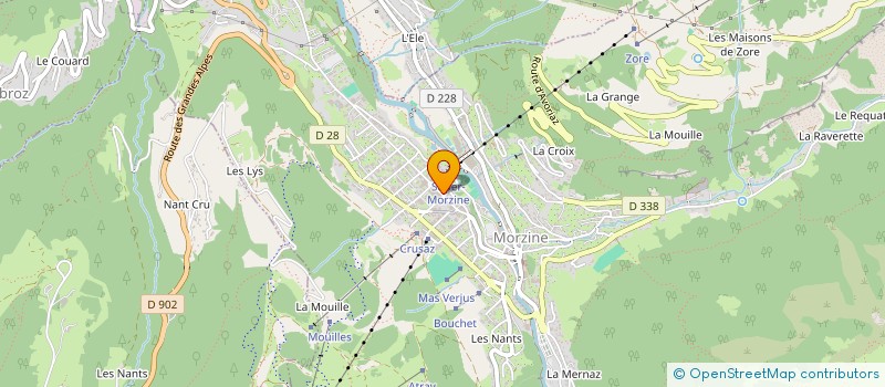 localisation de l'entreprise VB TRANSPORT  MORZINE