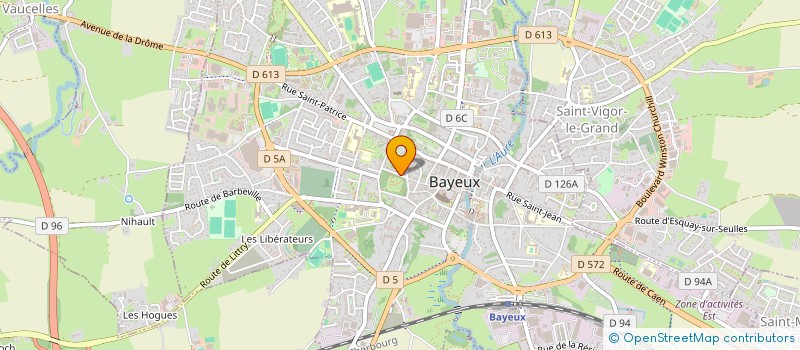localisation de l'entreprise VBA à BAYEUX