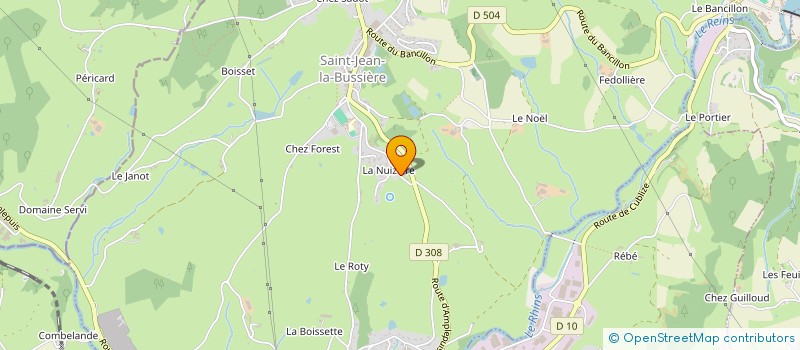 localisation de l'entreprise VBA  SAINT-JEAN-LA-BUSSIERE