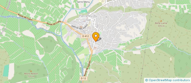 localisation de l'entreprise VBA  PIERREFEU-DU-VAR