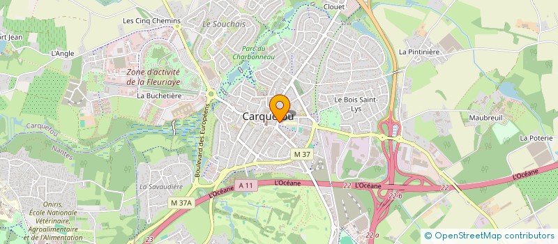 localisation de l'entreprise VBA NOTAIRES à CARQUEFOU