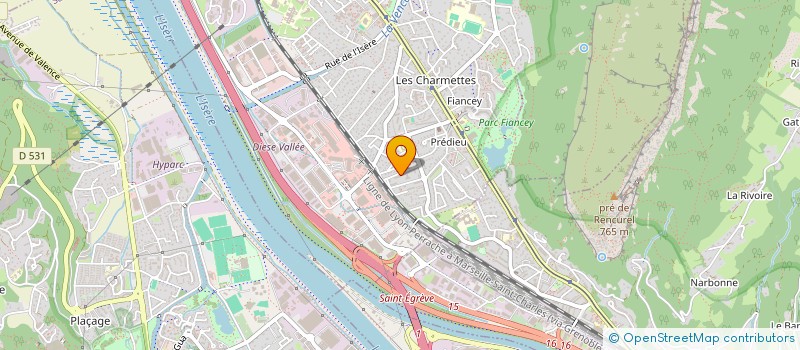 localisation de l'entreprise VBA RENOVATION à SAINT-EGREVE
