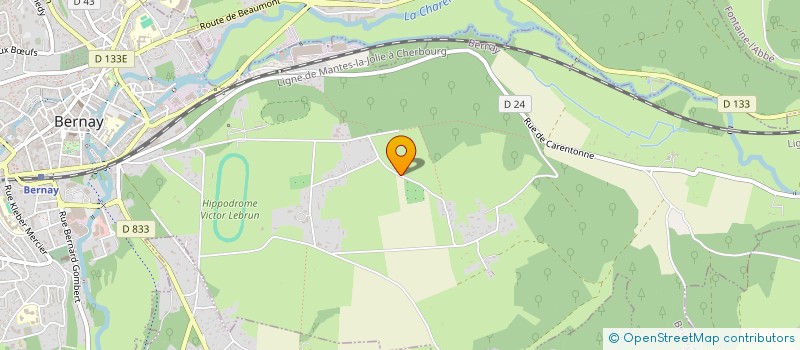 localisation de l'entreprise VBA TRANSPORTS  BERNAY