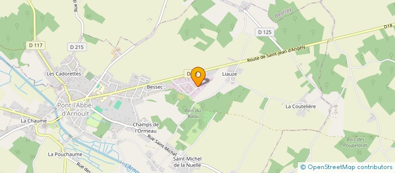 localisation de l'entreprise VBAC  BEURLAY