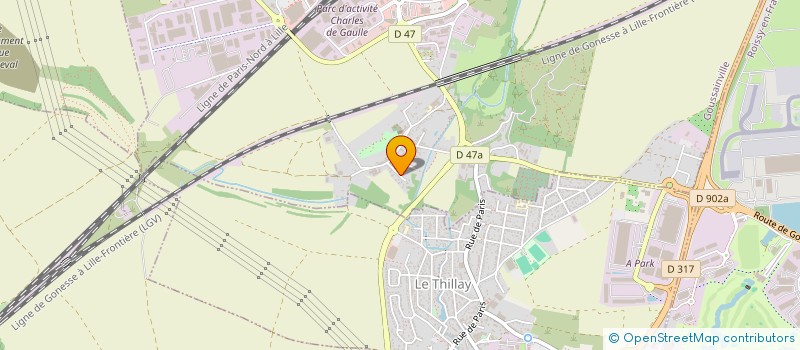 localisation de l'entreprise VBBF  GOUSSAINVILLE