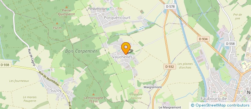 localisation de l'entreprise VBC  VAUCHELLES