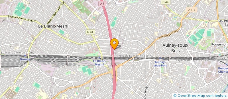 localisation de l'entreprise VBC BATIMENT & RENOVATION à LE BLANC-MESNIL