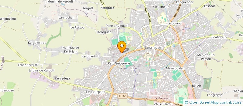 localisation de l'entreprise VBC CONSTRUCTIONS BOIS  PLOUIDER