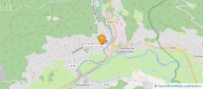localisation de l'entreprise VBC - VOSGES BOIS CHAUFFAGE à SAPOIS